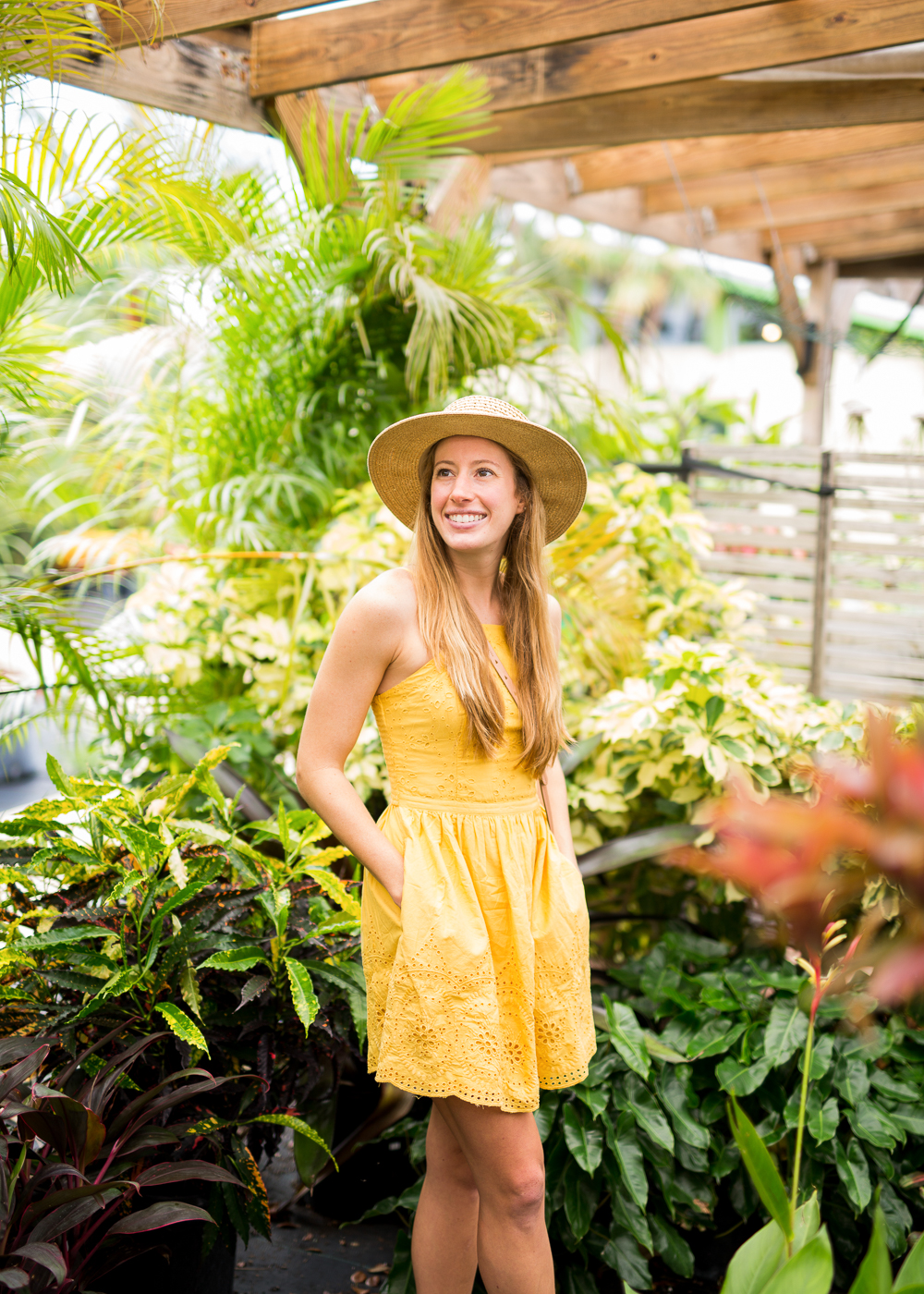 abercrombie yellow summer dress