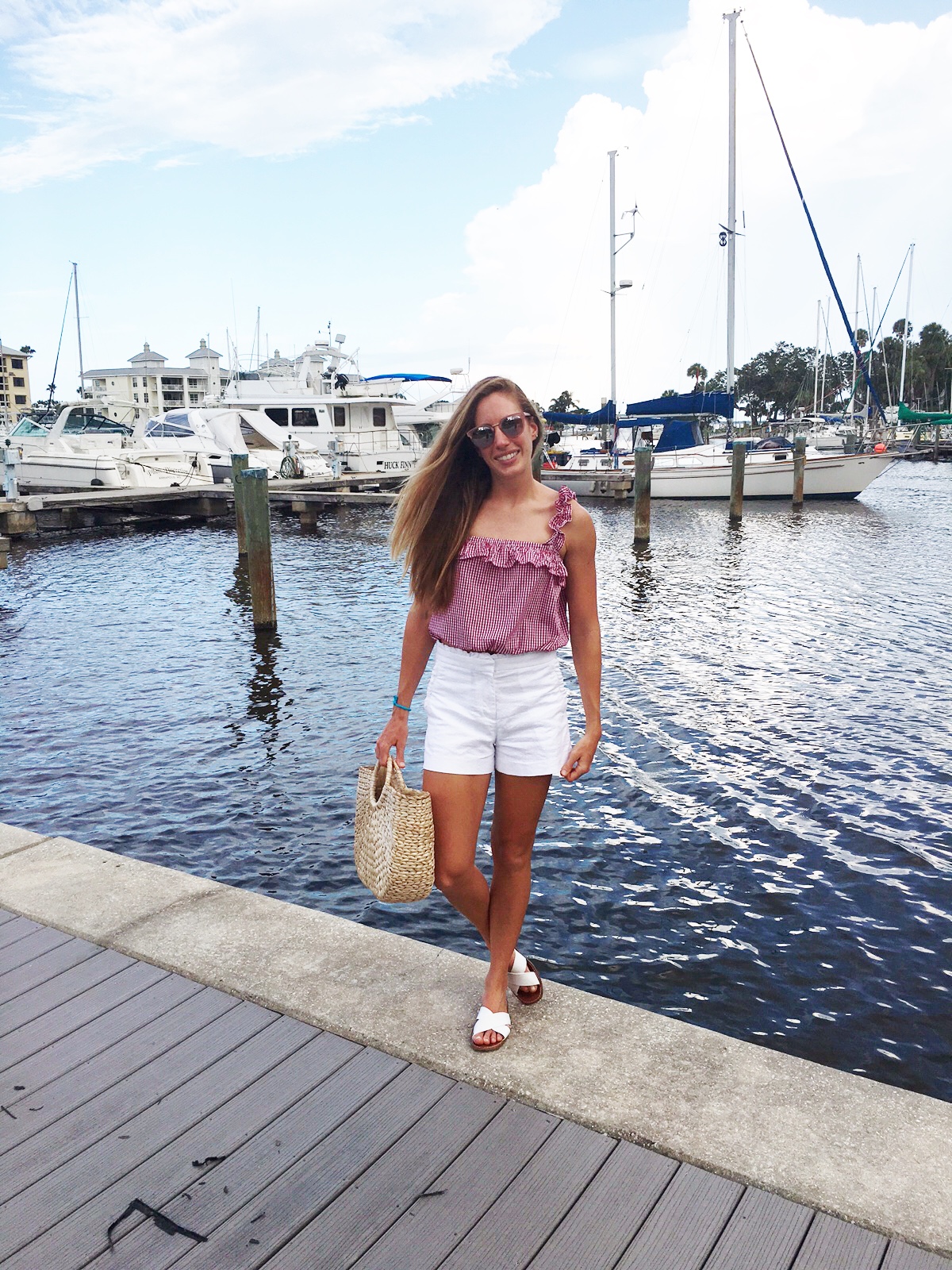 Gingham Crop Top