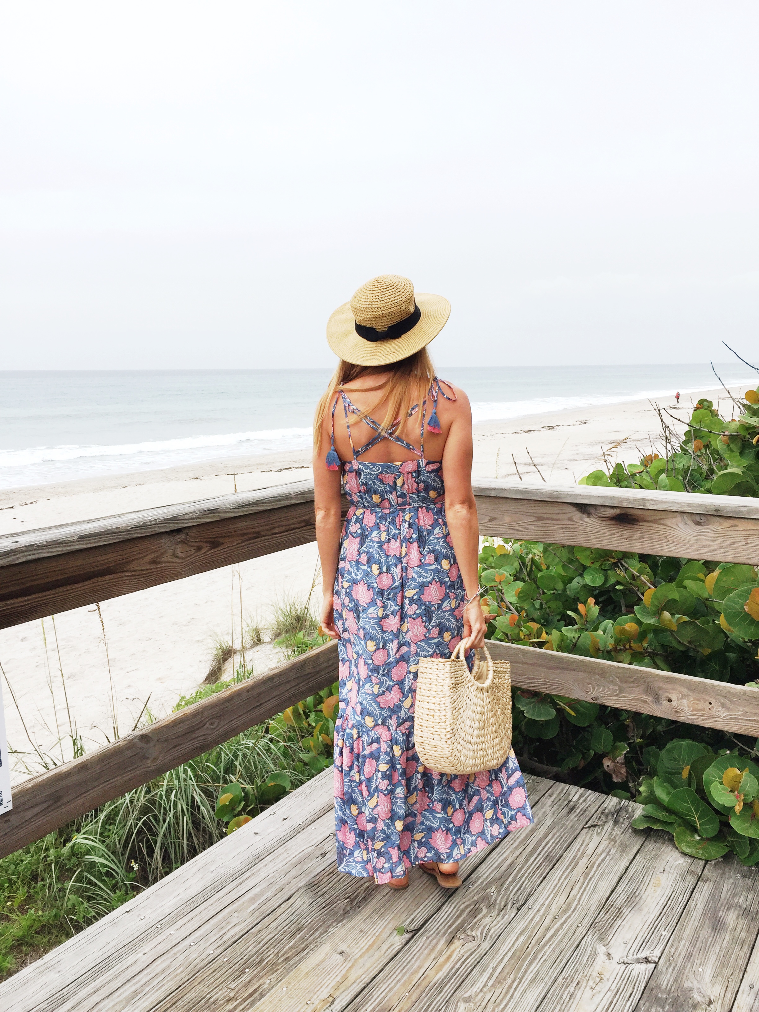 Loft floral outlet maxi dress