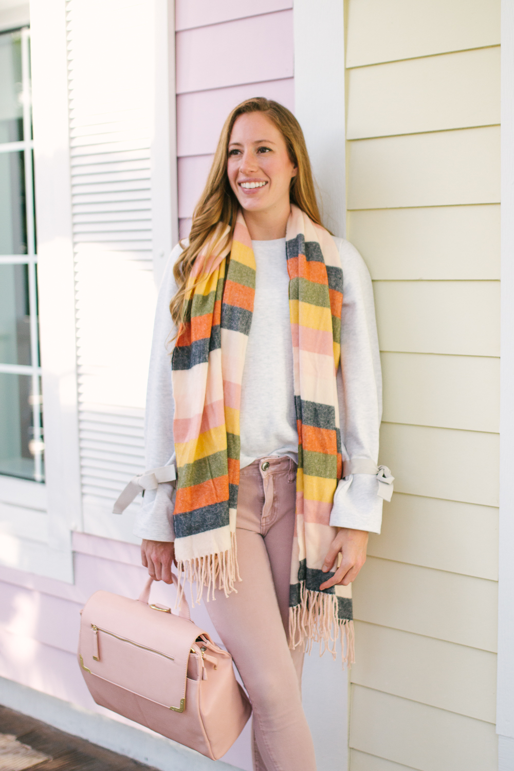 target striped scarf