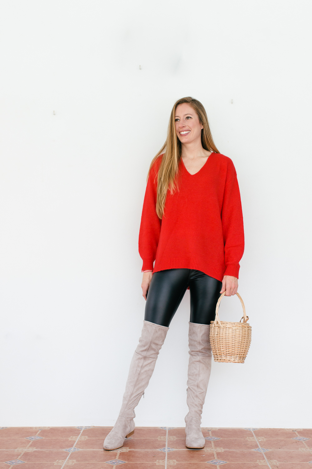 How to Red Pants this Winter and Look Sporty 