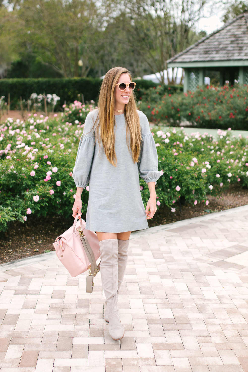 10 Simple Dresses to Wear with Boots, Cold Weather Outfit Inspiration, Fall Outfit Inspiration | Sunshine Style