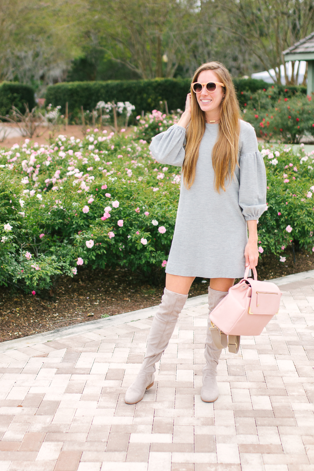 10 Simple Dresses to Wear with Boots, Cold Weather Outfit Inspiration, Fall Outfit Inspiration | Sunshine Style