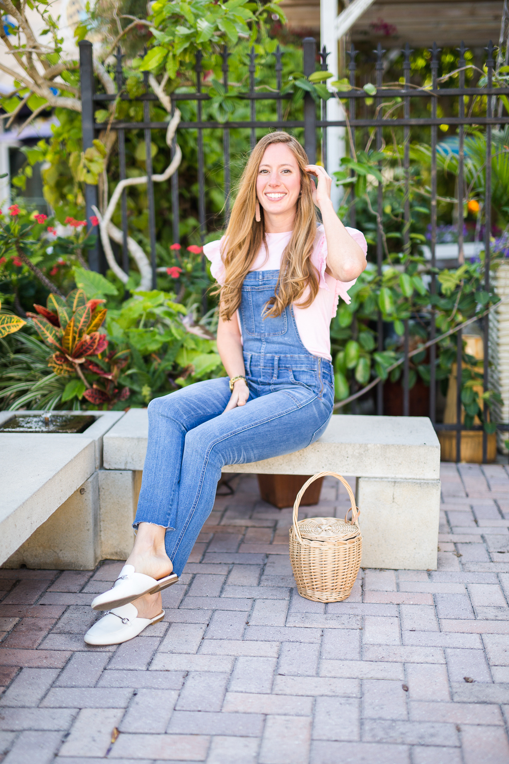 5 Way to Style Overalls in the Spring - fashion blogger wearing Madewell overalls