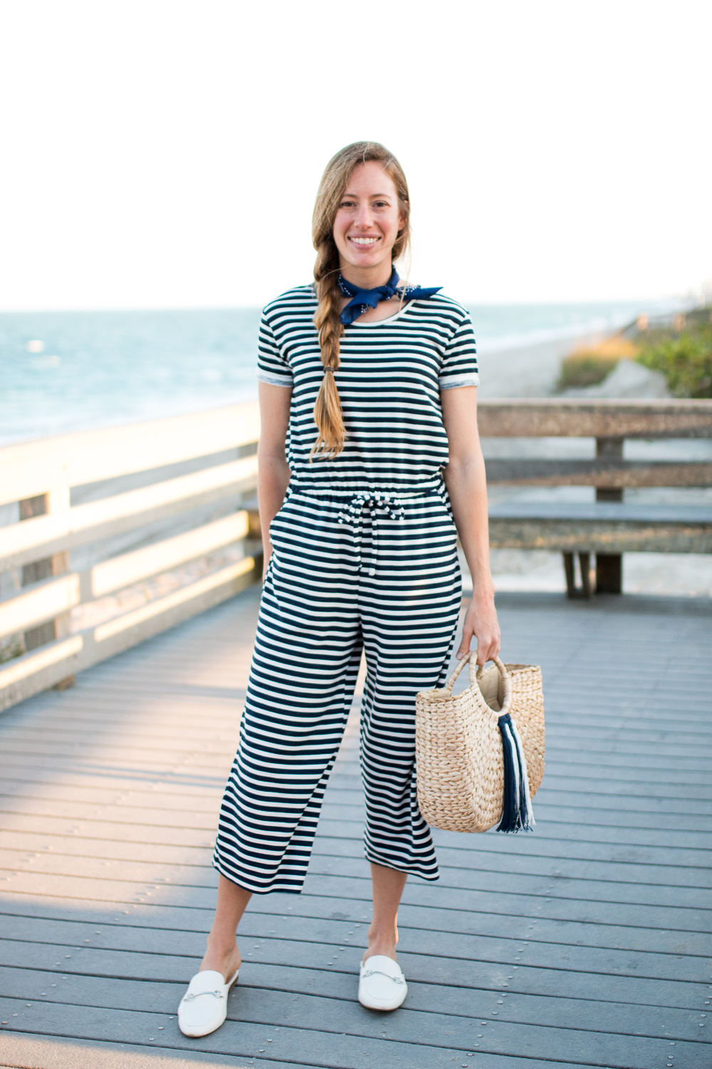 Old navy cheap striped jumpsuit