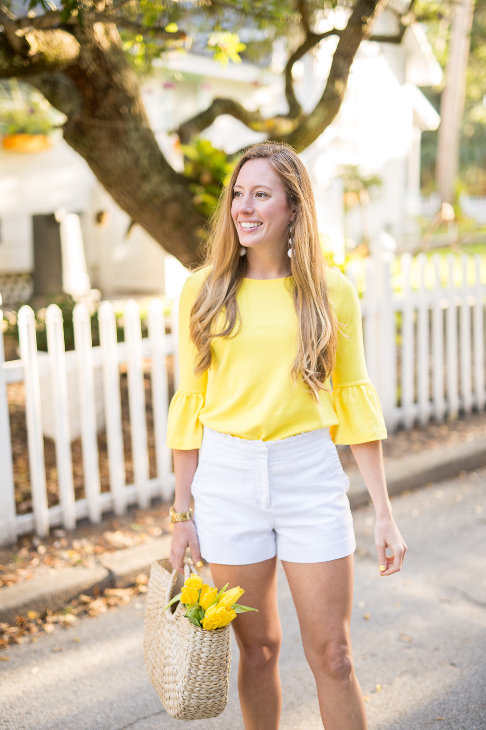 Classic Spring Outfit Idea - Yellow Top