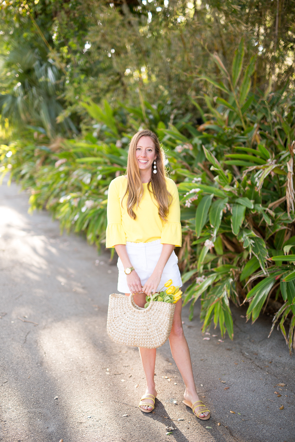 Classic Spring Outfit Idea - Yellow Top