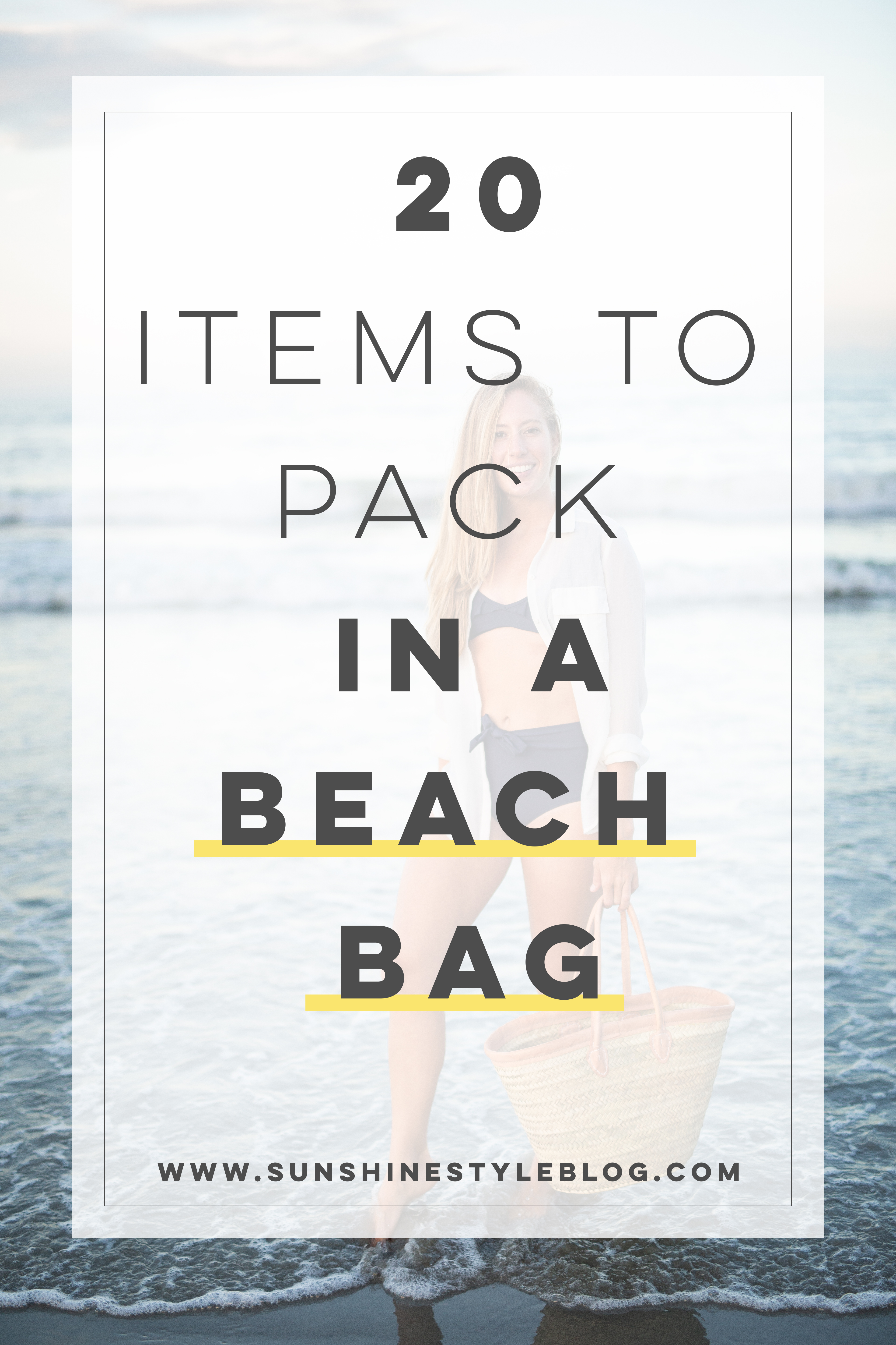 How to Pack Your Beach Bag