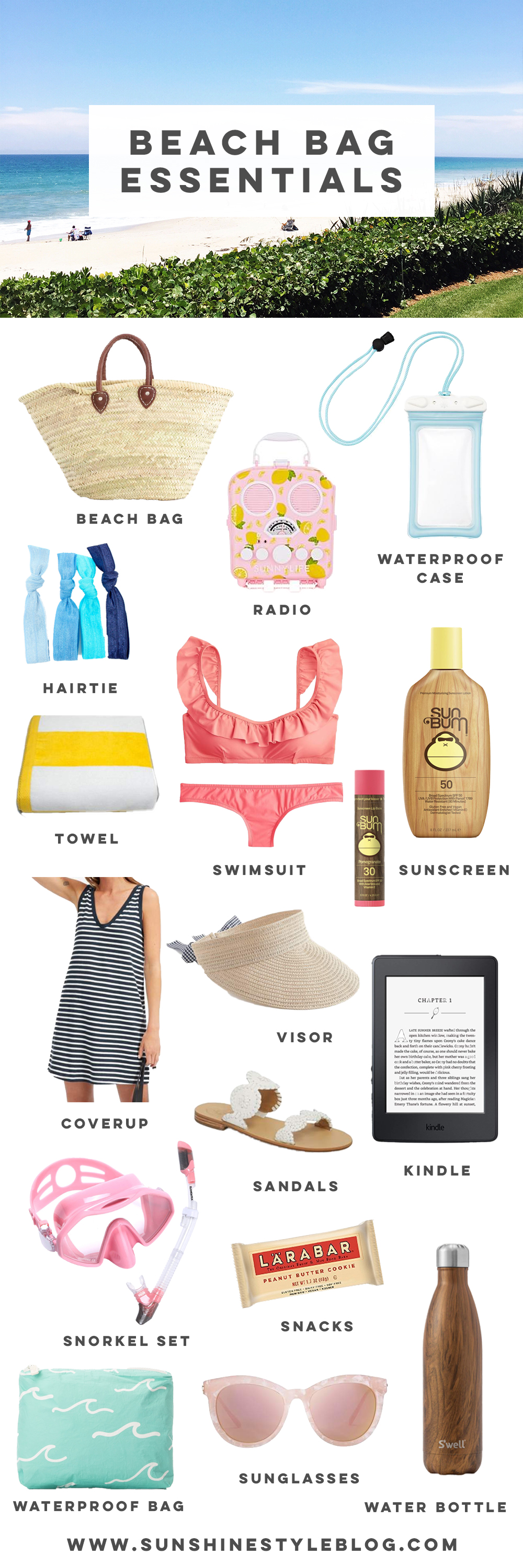 summer beach bag essentials