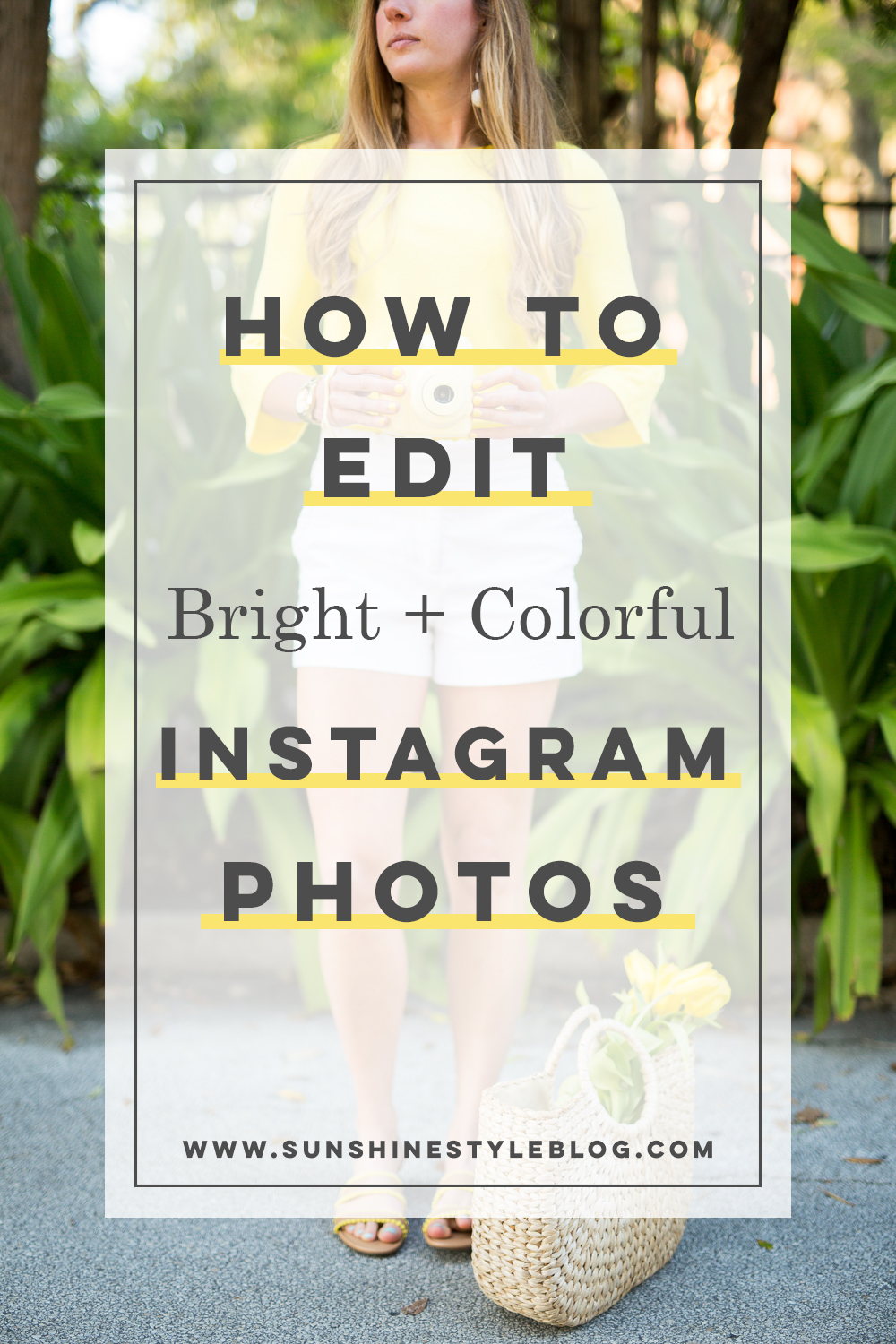 How to Edit Bright and Colorful Instagram Photos | How to Create a Consistent Instagram Feed | How to Edit Bright + Colorful Instagram Photos | How to Edit Bright and Airy Photos | How to Edit iPhone Photos for Instagram - Sunshine Style