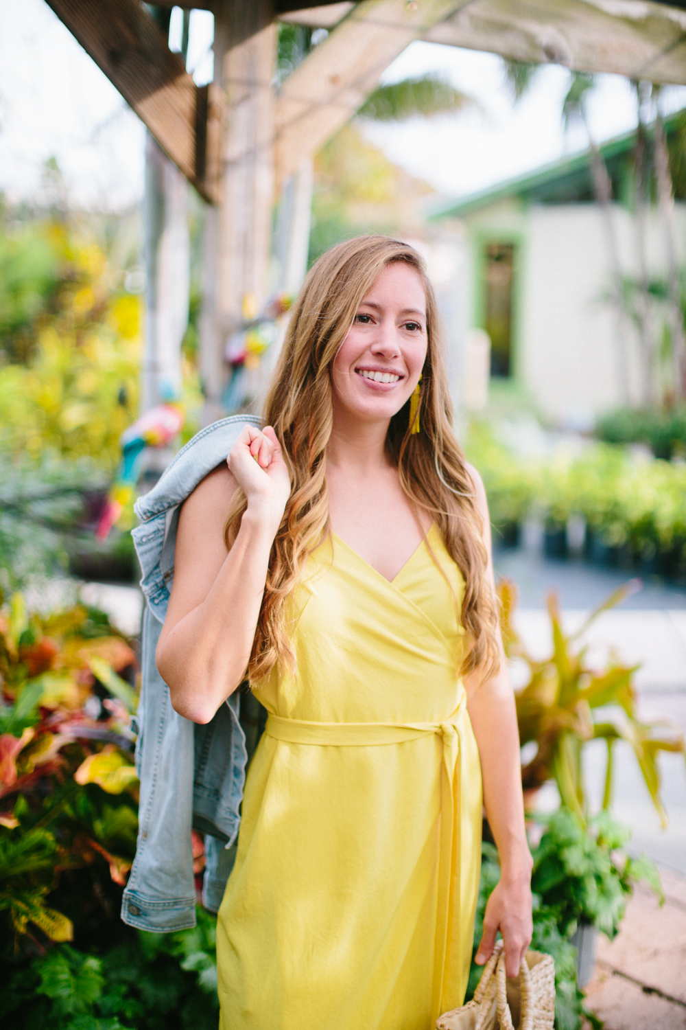 Everlane Choose What You Pay / Yellow Wrap Dress - Sunshine Style, A Florida Based Fashion Blog
