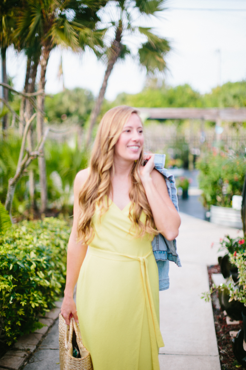 everlane yellow dress