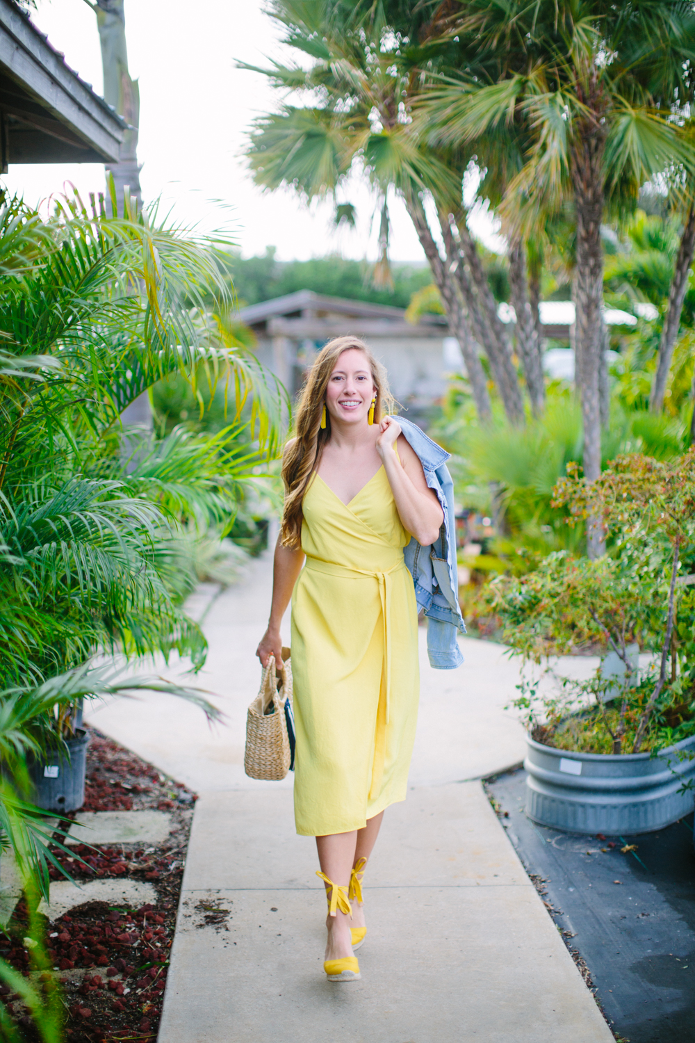 Everlane-Yellow-Wrap-Dress-Spring-8 - Sunshine Style | Florida Fashion and  Style Blog