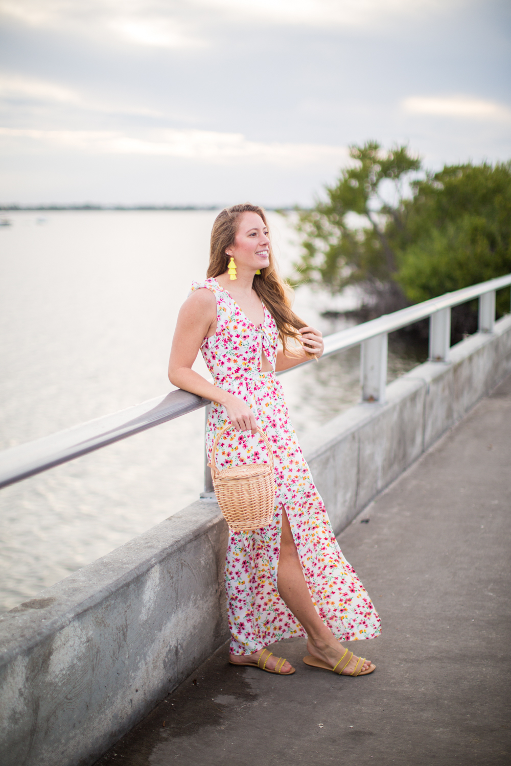 Floral Dresses for Spring / How to Style a Floral Dress / What to Wear on a Warm-Weather Vacation - Sunshine Style: A Florida Based Fashion Blog