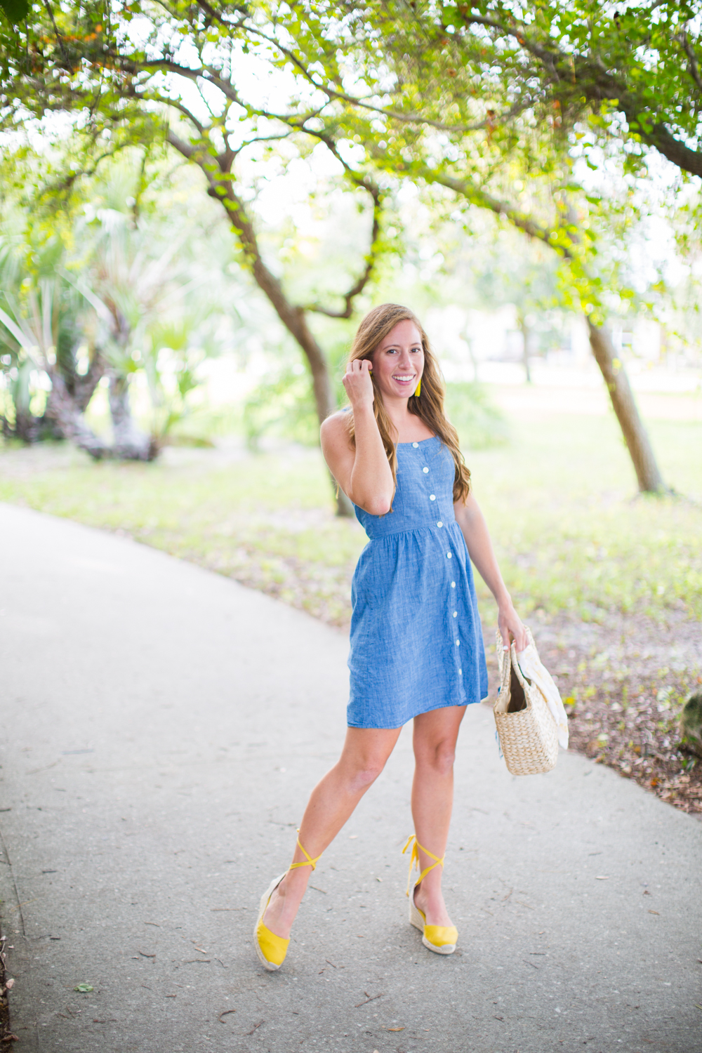 jcrew chambray dress