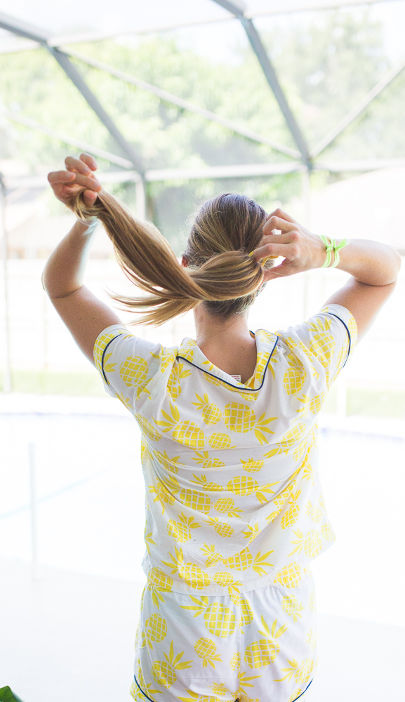 How to Make No-Crease Elastic Hair Ties - Sunshine Style