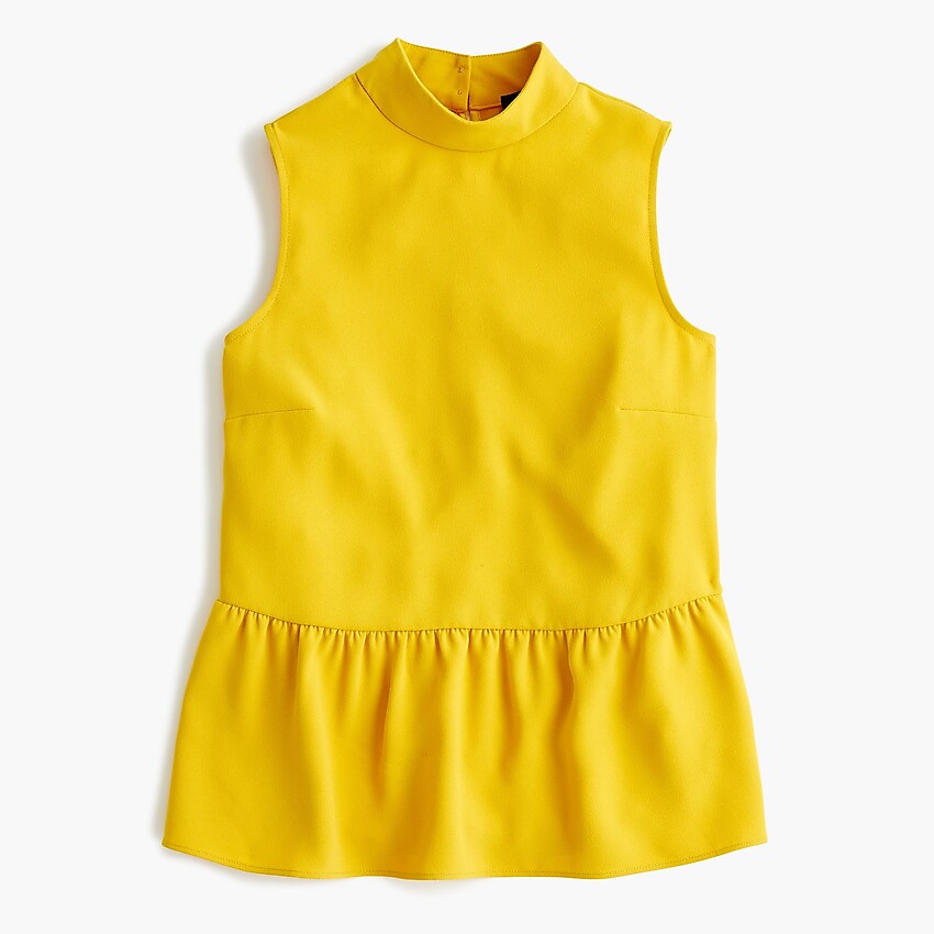 Gold J.Crew Peplum Top / Fall Trends- Sunshine Style, A Florida Based Fashion Blog