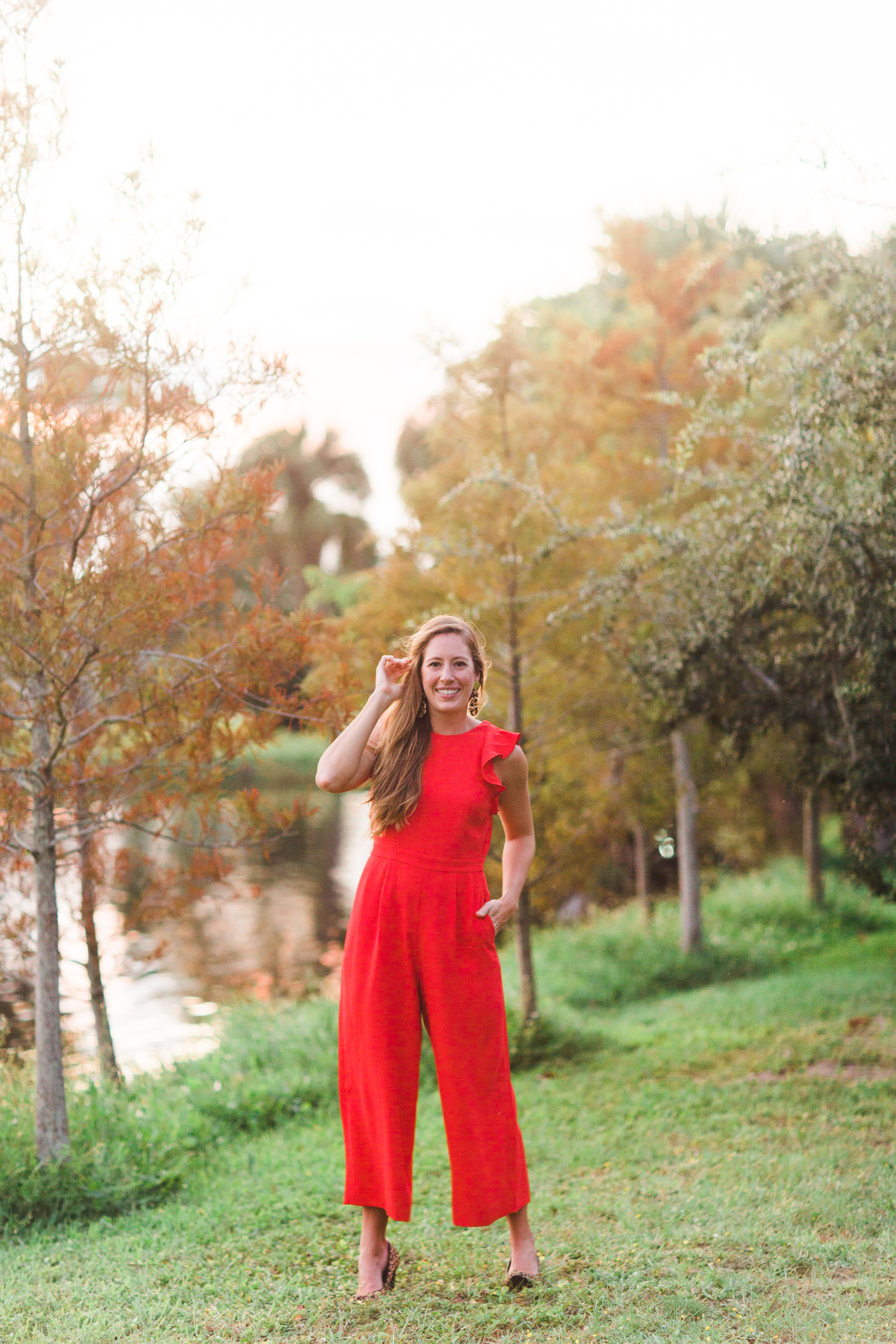 A Festive J.Crew Jumpsuit for Christmas / How to Style a Jumpsuit / How to Style a Jumpsuit for the Holidays / What to Wear to an Office Party / What to Wear on Christmas - Sunshine Style