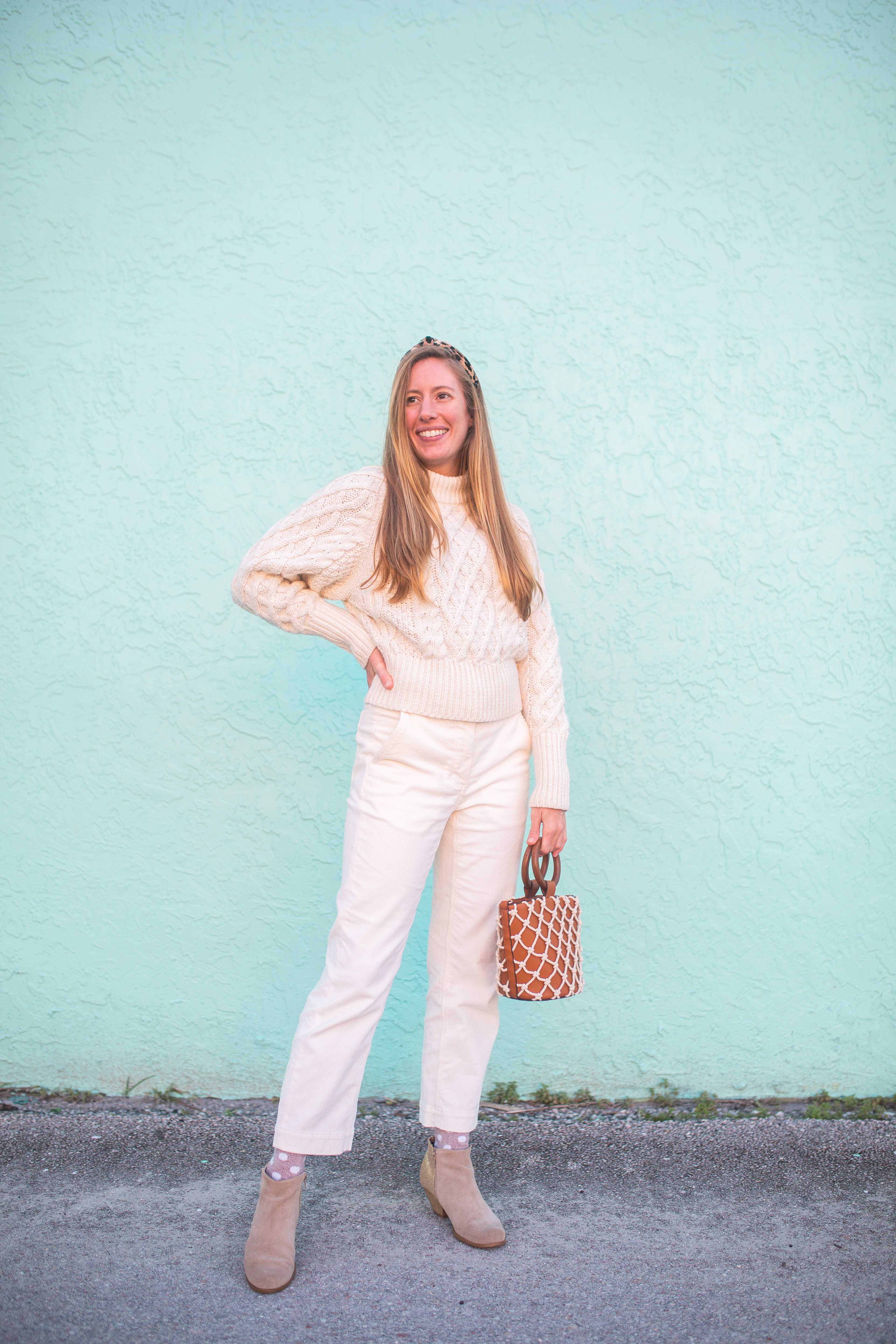 winter white corduroy jeans