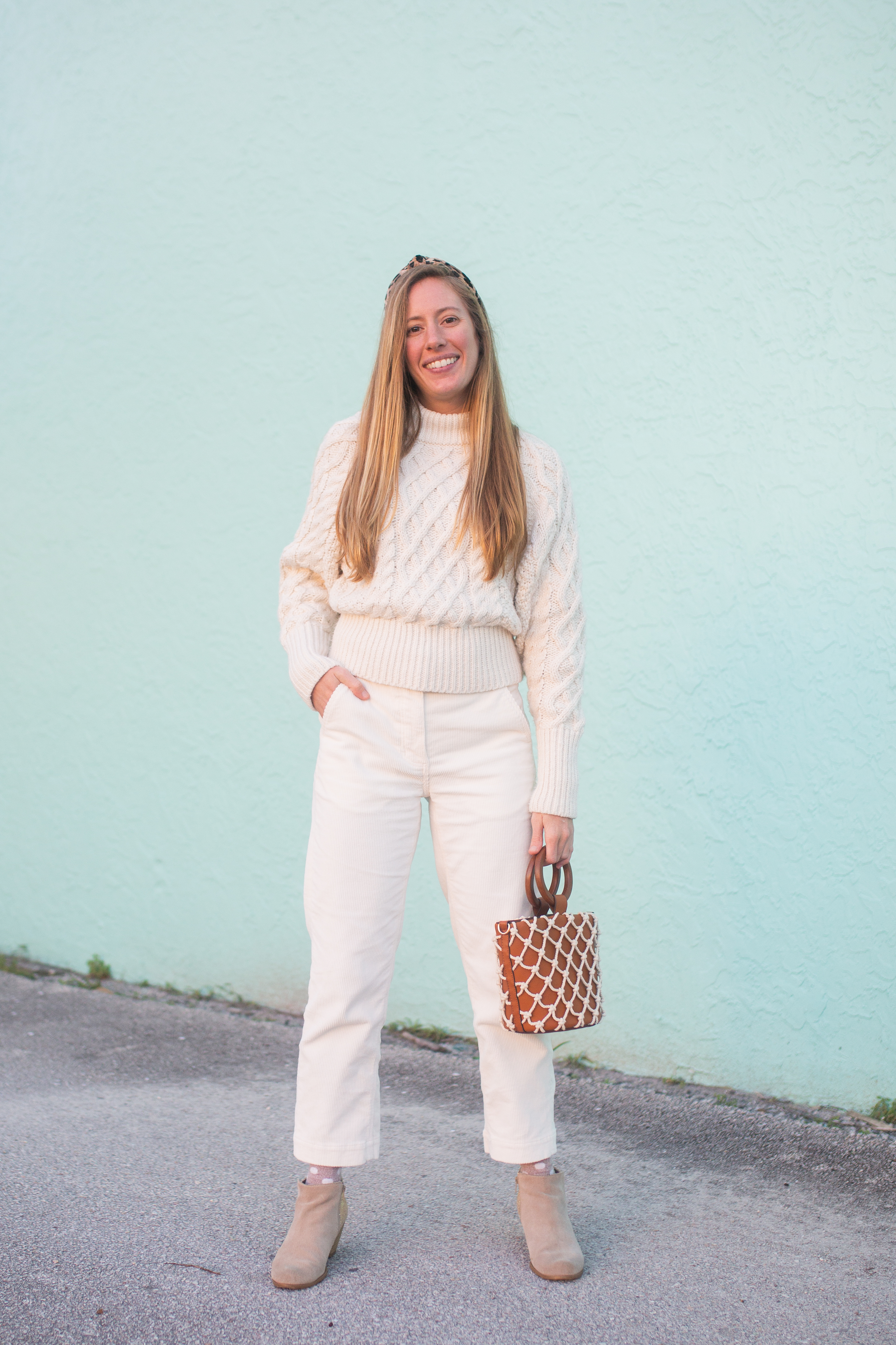 winter white corduroy jeans