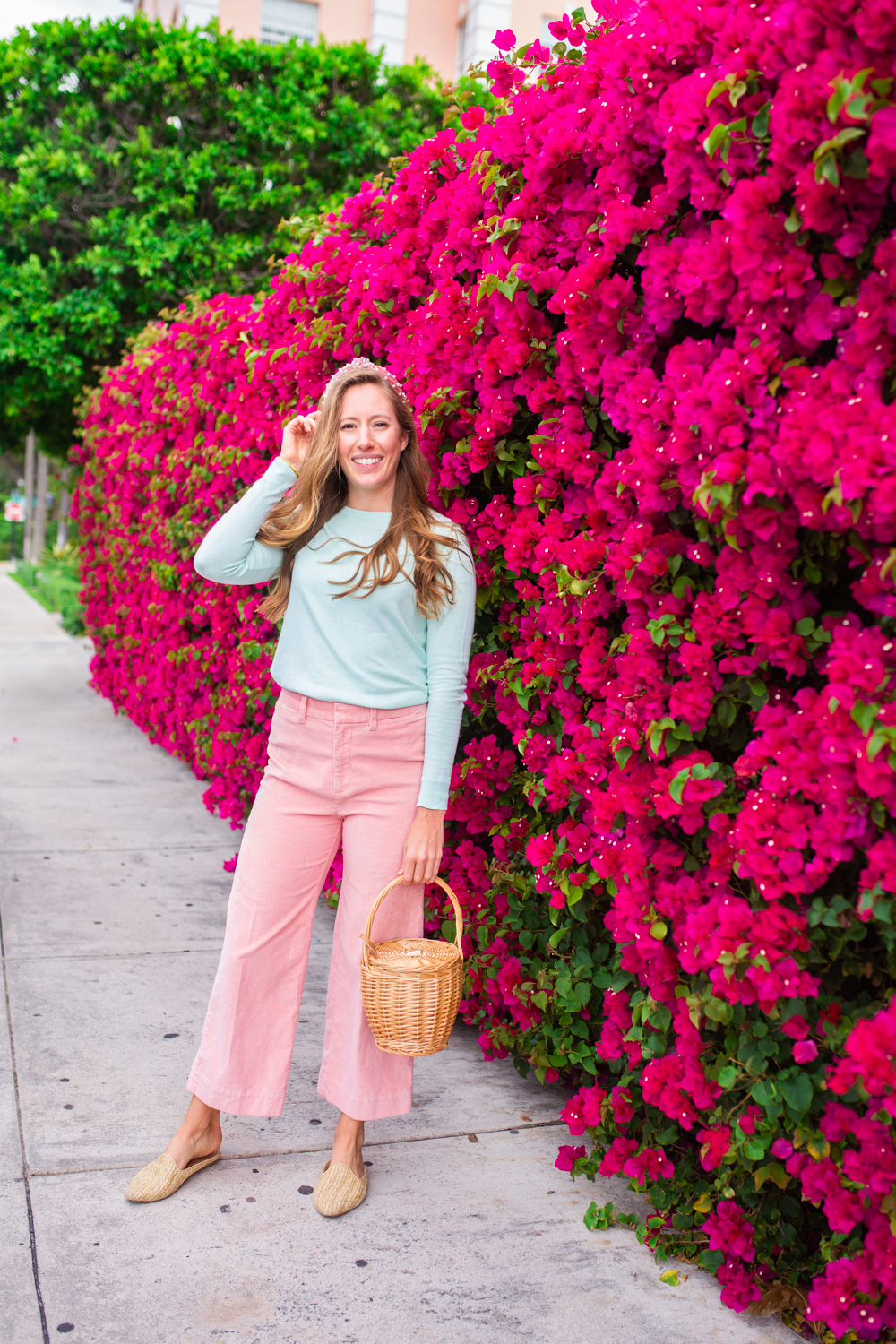 An Easy At Home Easter Outfit / What to Wear on Easter / Easter Outfit Ideas / Pastel Spring Outfit Idea - Sunshine Style, A Florida Fashion and Lifestyle Blog