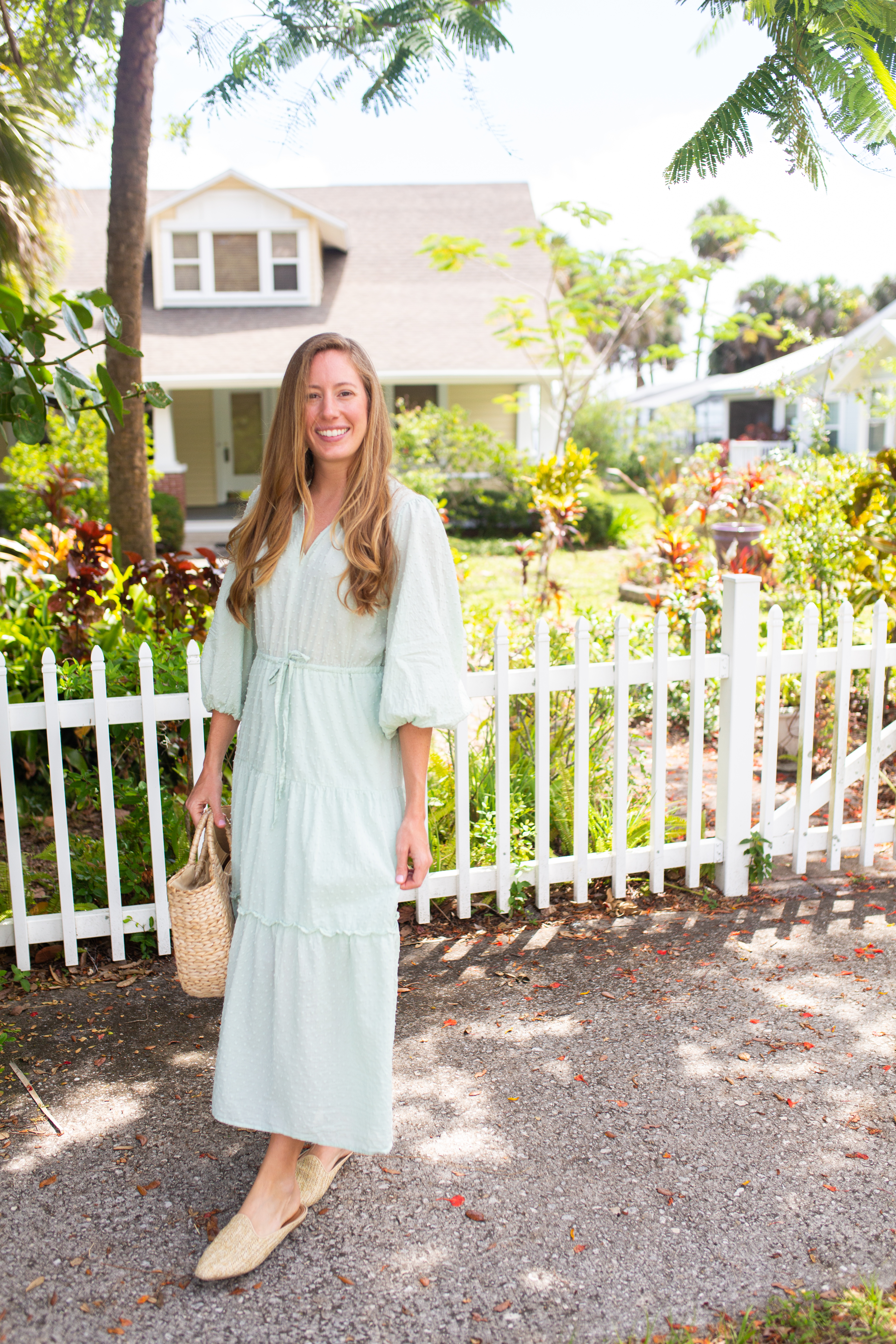 The Perfect Transition Dress from Spring to Summer / How to Style a Maxi Dress for Spring / Warm Weather Outfits / Casual Maxi Dress / Spring Outfit Inspiration / Summer Maxi Dress / Blouse Sleeves Dress - Sunshine Style, A Florida Based Style and Travel Blog