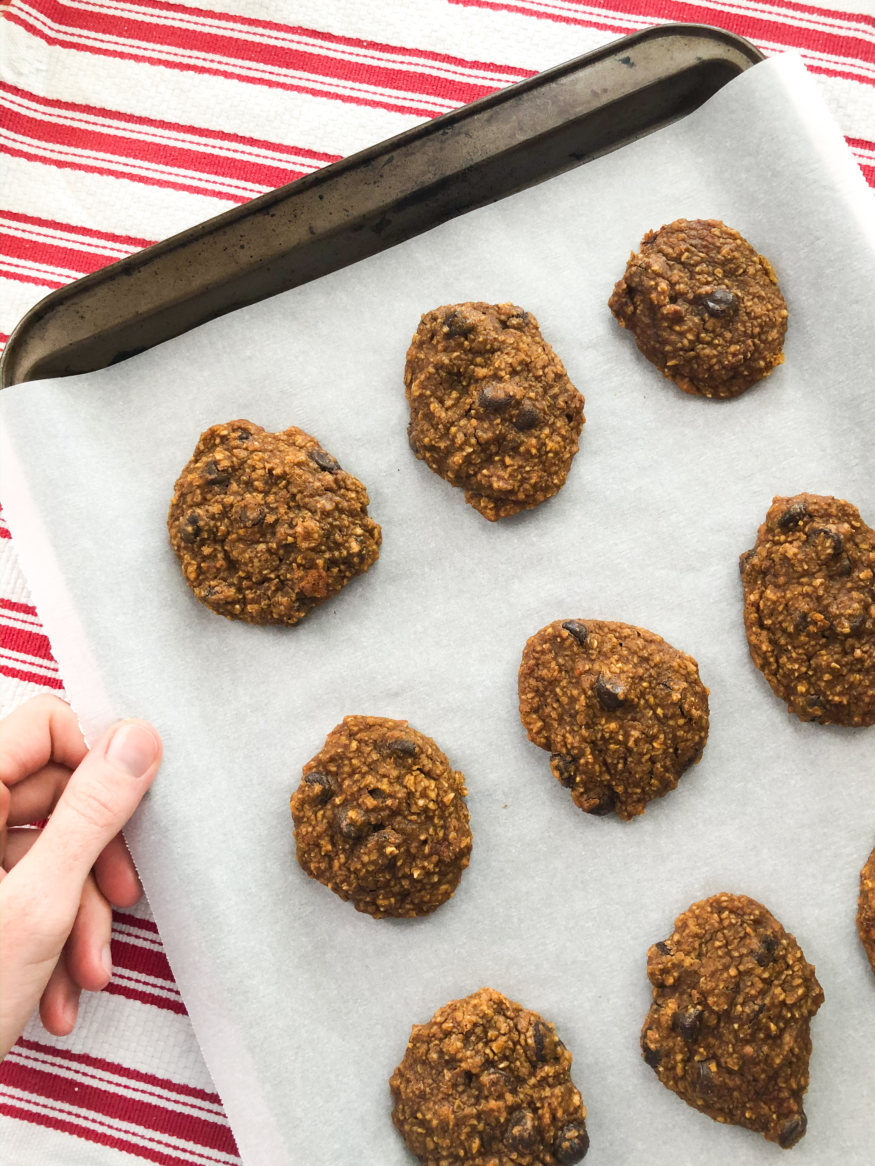 cookie dough on a pan