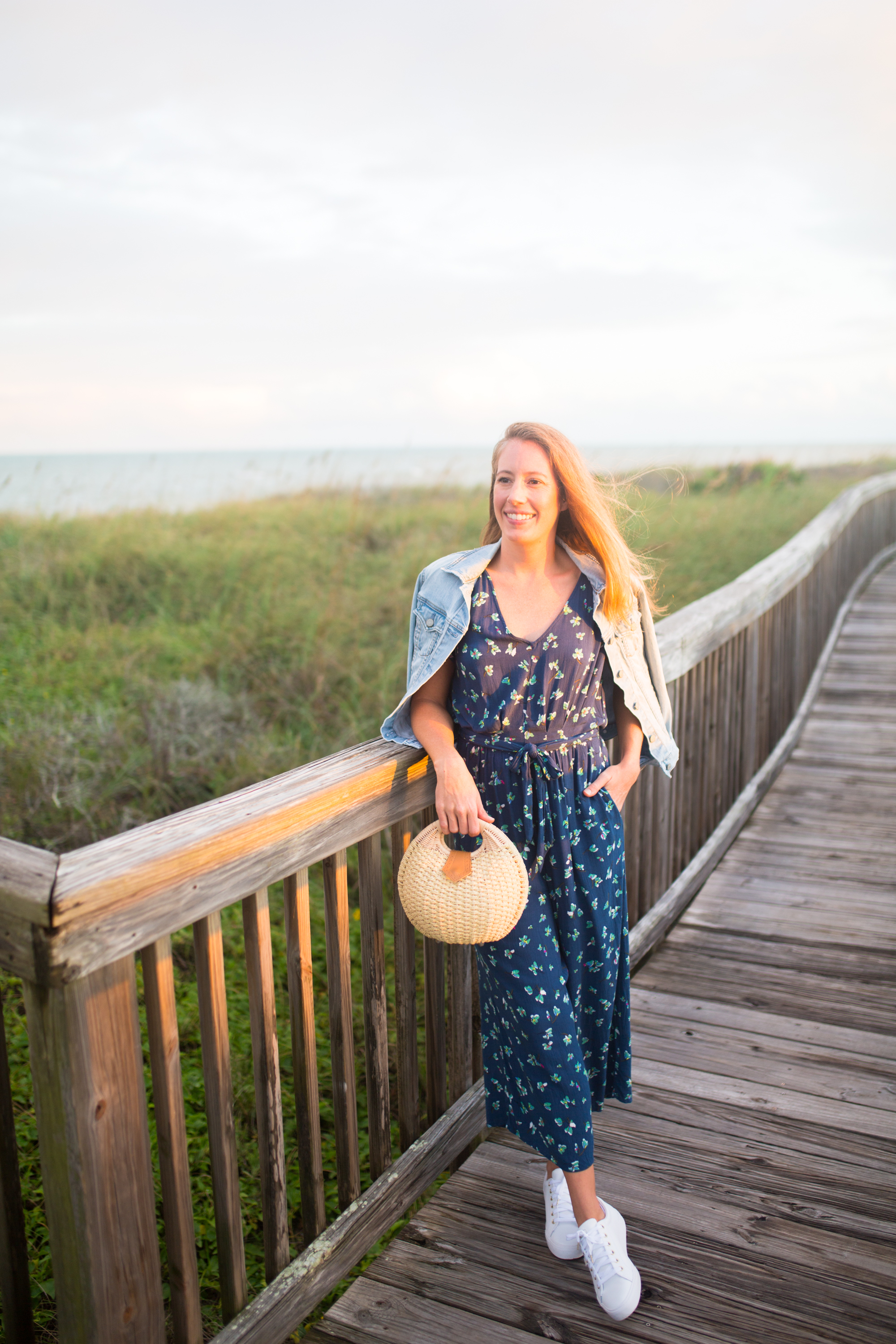 woman standing in a walkway