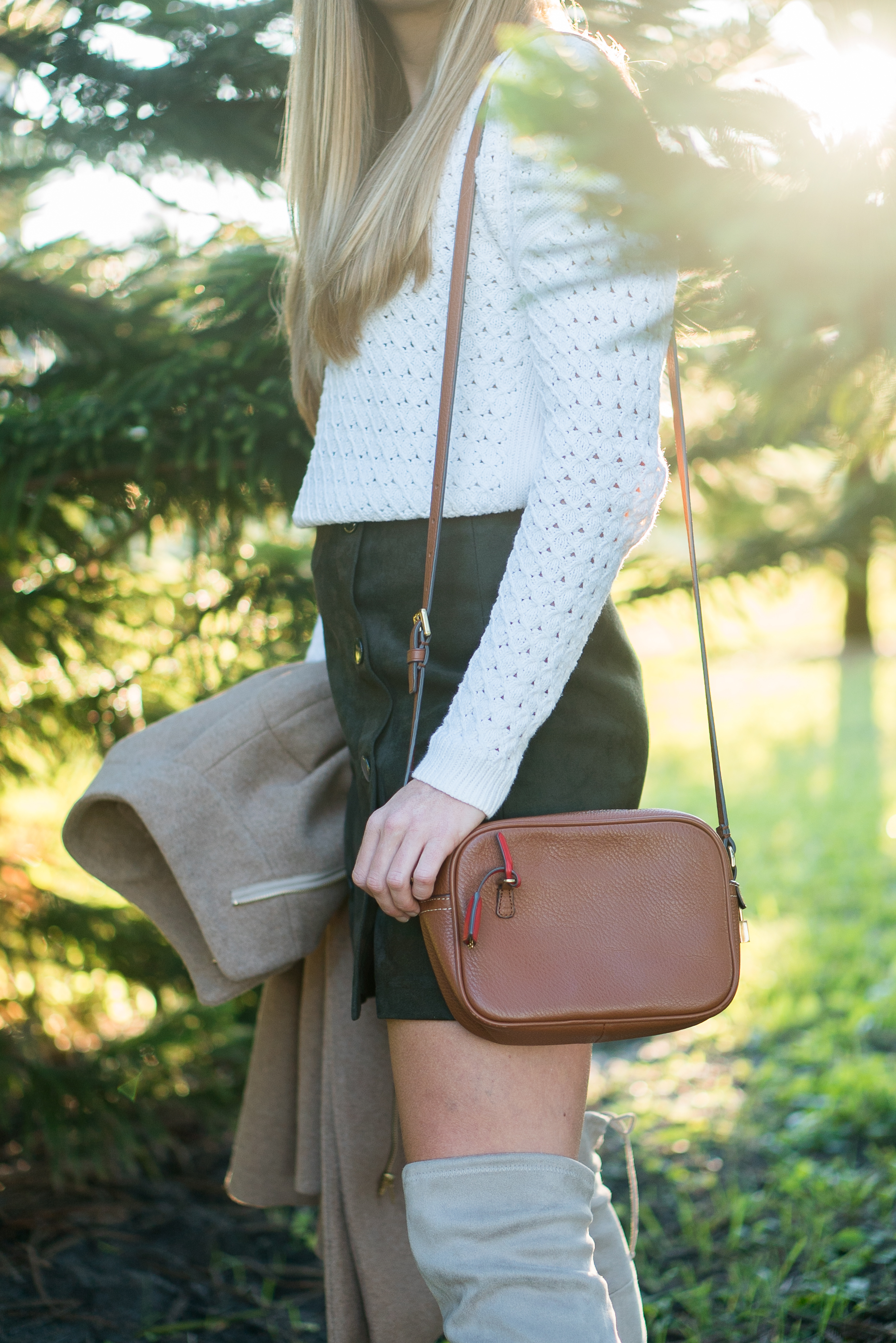 woman wearing long sleeves and skirt for Cyber Monday Sales