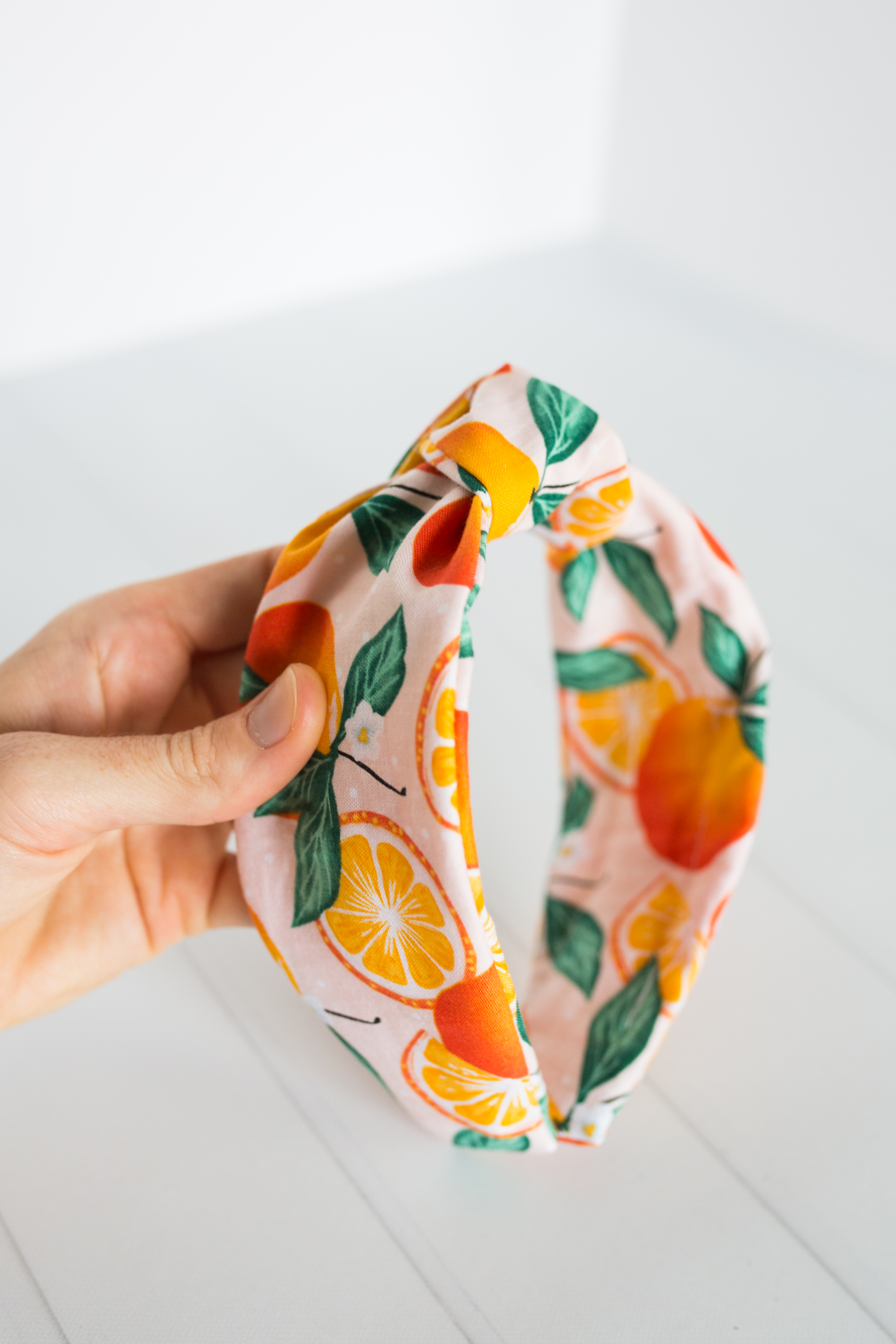 citrus print headband
