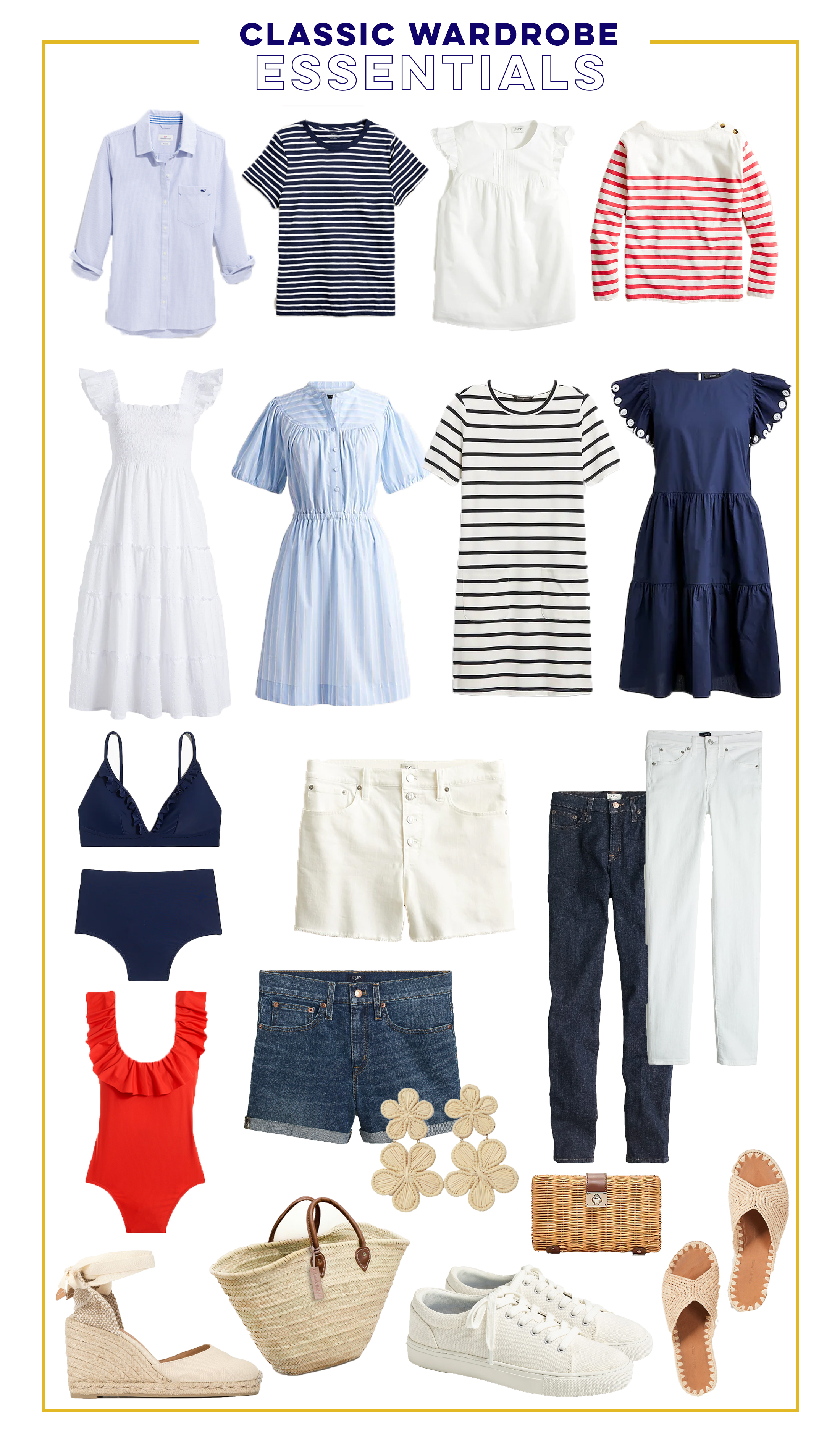 The Fresh Exchange summer closet essentials - dresses & jumpsuits  #wardrobeessentials #seasonalclo…