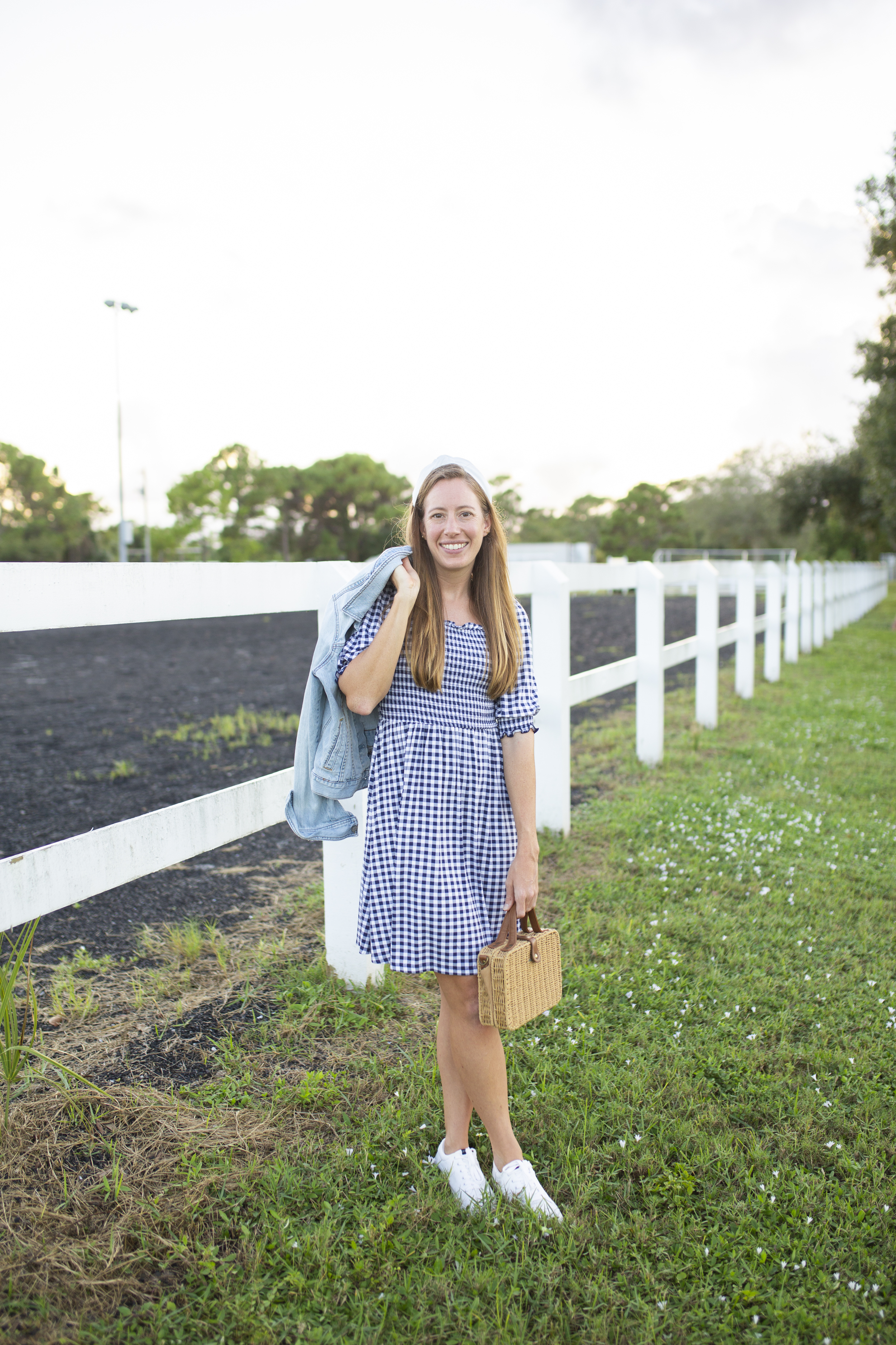 woman wearing Draper James Dress 