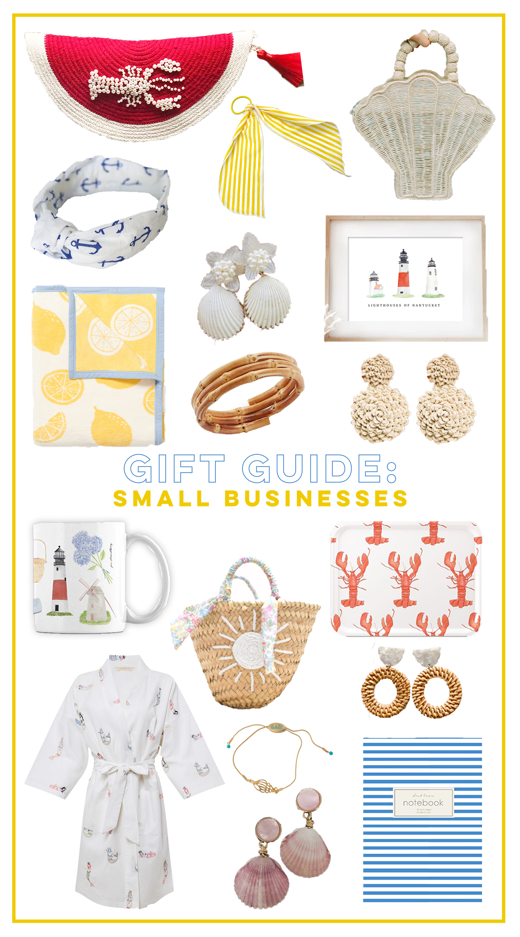 collage of Small Business Gift Guide 2021
