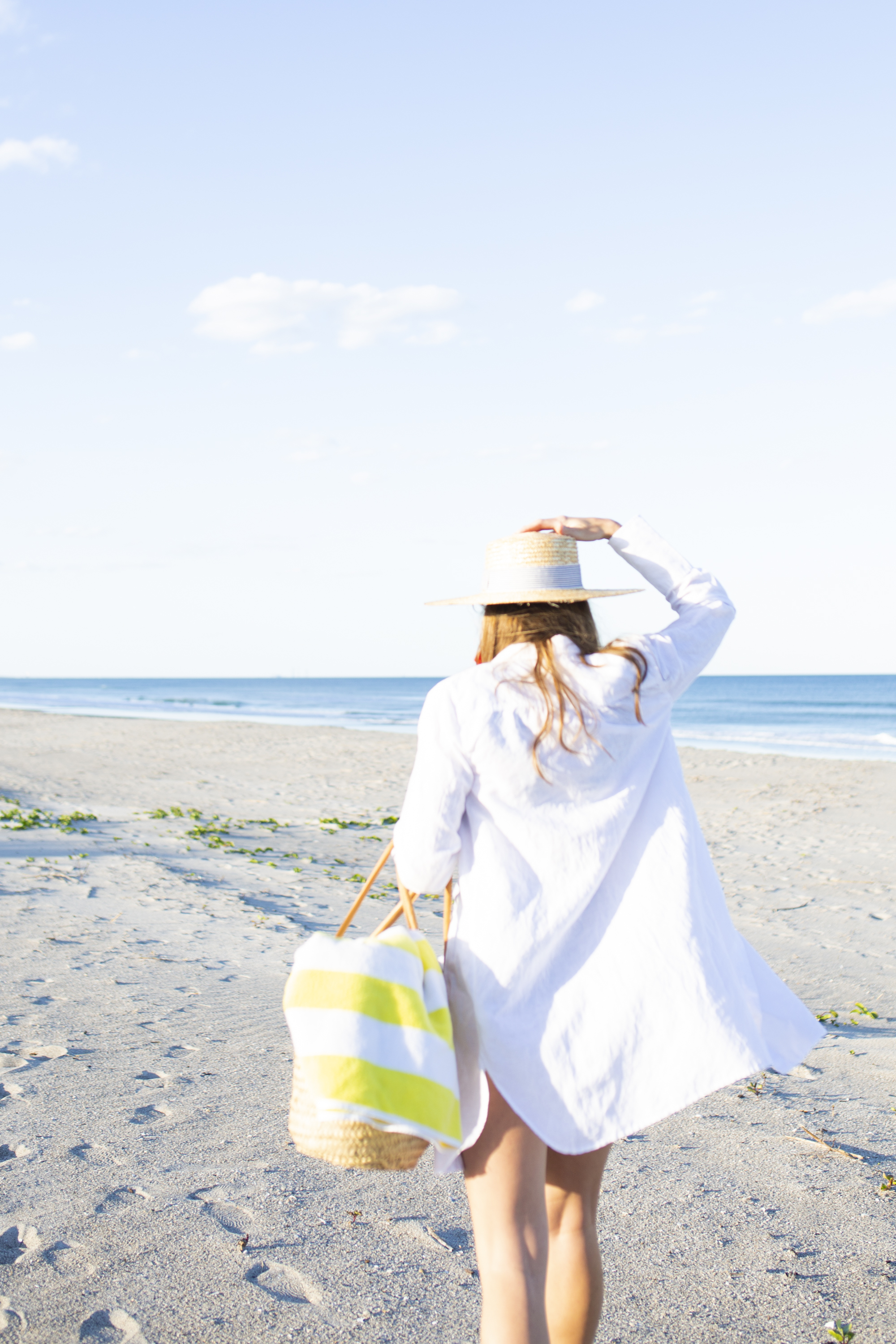 woman at the beach