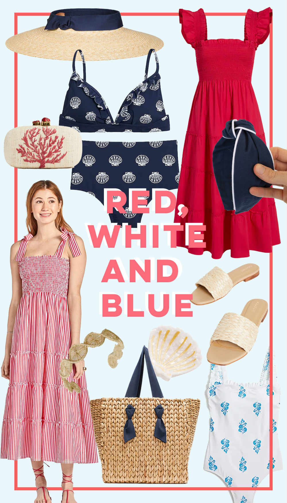 Red, White and Blue 4th of July Style Finds 